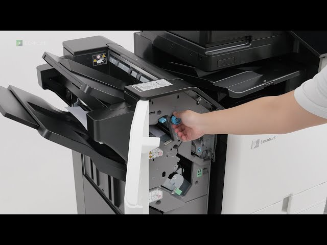 でんページ CS963/CX833/CX961/CX962/CX963—Paper jam in the 550-sheet tray