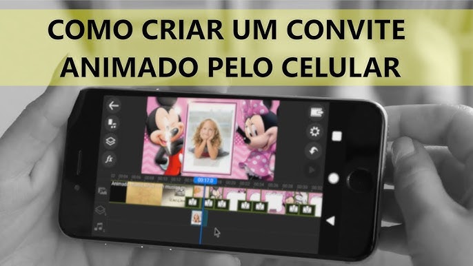 Edite Convites Incríveis Grátis Pelo Celular 