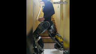 Iron Man Cosplay Mark 1 Build Progress - Leg Mobility Test