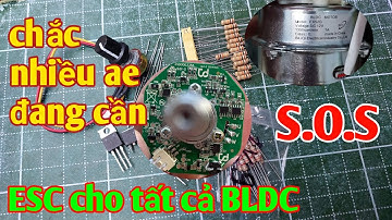 Hướng dẫn làm ESC cho tất cả motor BLDC cháy esc | How to make BLDC motor ESC using mosfet