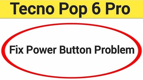How to fix power button problem Tecno Pop 6 Pro, how to fix auto restart problem