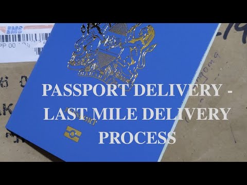 Passport Posta Delivery  // Last mile delivery application process
