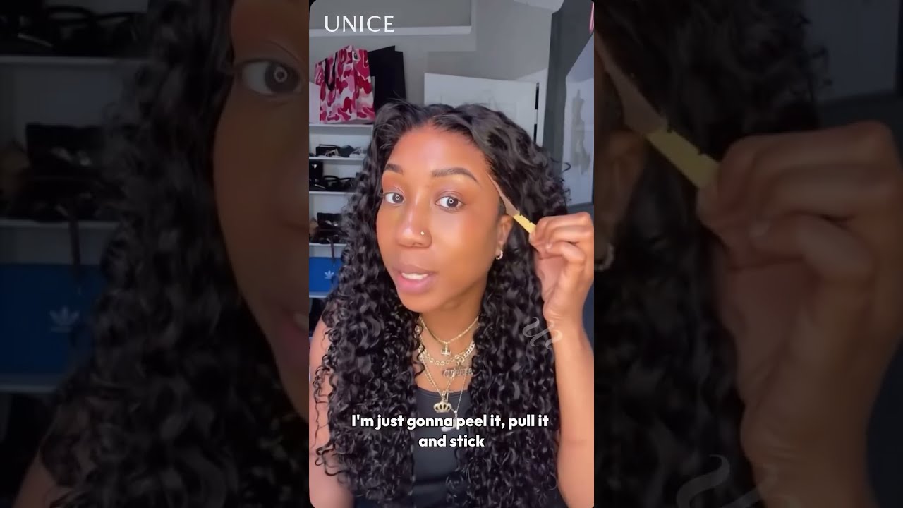NEW Wig Waterwave And Jerry Curly Mixed Texture More Discount Enter UNice01 Shop Gluelesswig