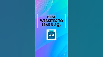 Best websites to learn SQL fast #sql #shorts #technology #dataanalytics #shortvideo #dataanalytics