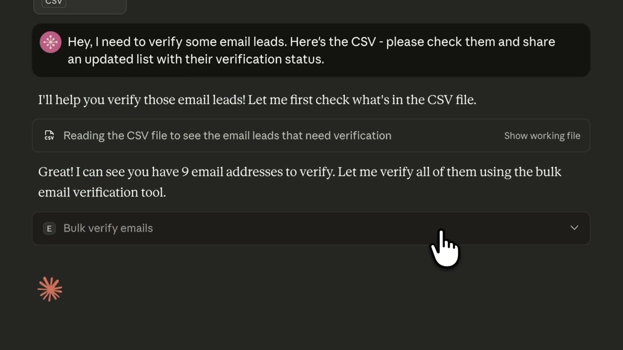 Bulk Lead & Email Verification Using AI MCP360 | Full Automation Demo