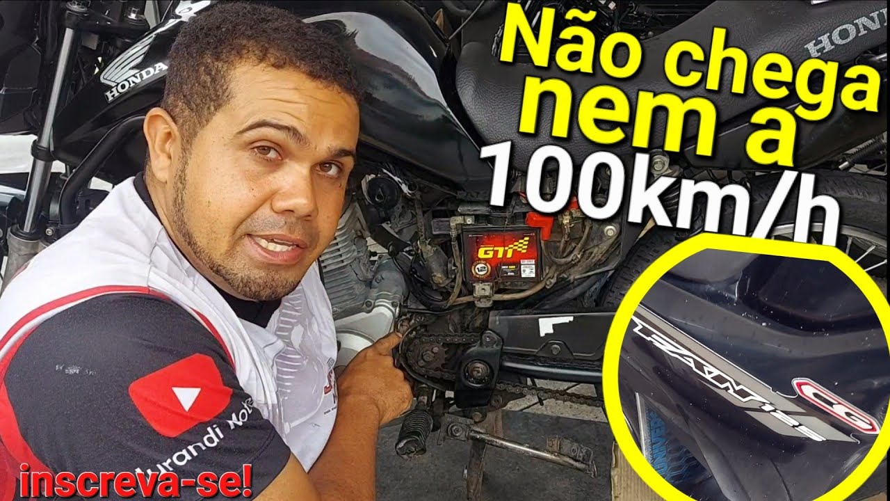 Fan 125 não dá 100km/h por esse simples motivo veja como resolvi