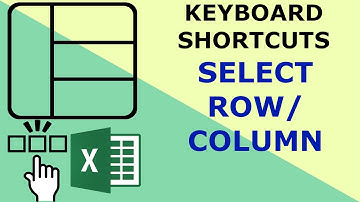 Learn Excel Shortcuts to Select Rows and Columns Instantly!