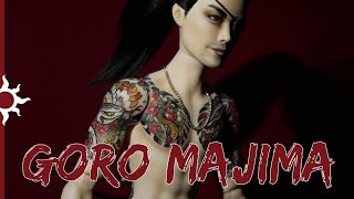 Doll repaint! Goro Majima from Yakuza game series
