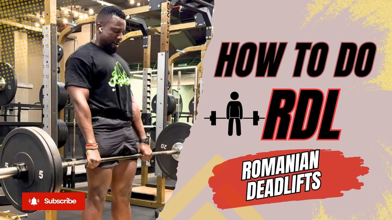How to Do RDL | How to Do Romanian Deadlifts - YouTube