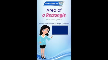 How to find the Area of a Rectangle | Formula of Area of Rectangle | Area of Rectangle Math #shorts