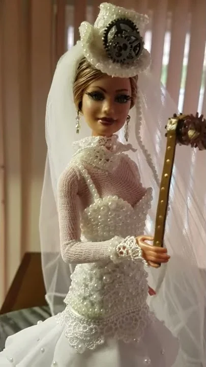 Steampunk Bride Traveller in Time by Anita Healy