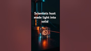 “Scientists Just Made Light a Solid. 💡🧊” #viral #shorts #ai ##QuantumPhysics #LightMatter