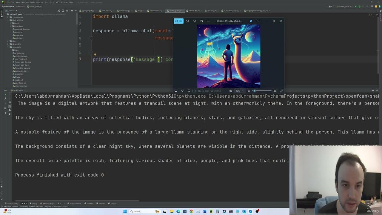 8 8 Make llava describe the image - YouTube