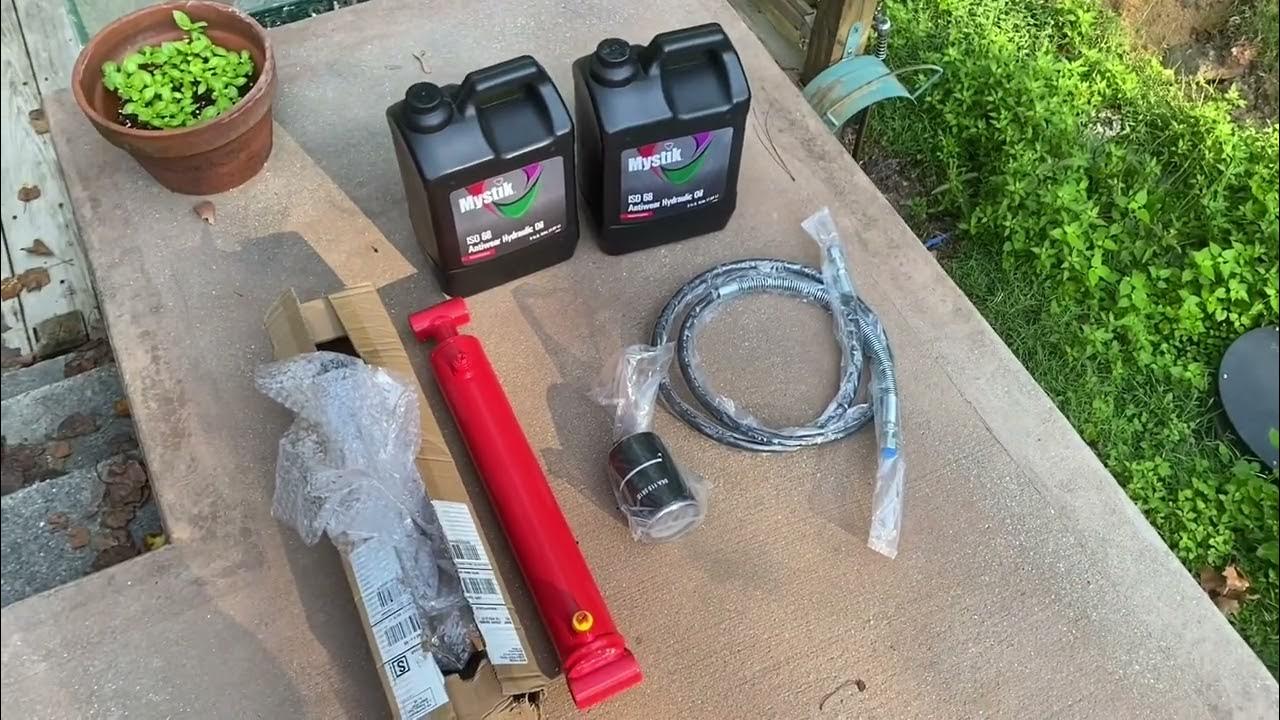 Harbor Freight Trencher Repair Part 1 “Hydraulic Rookie Tackles a