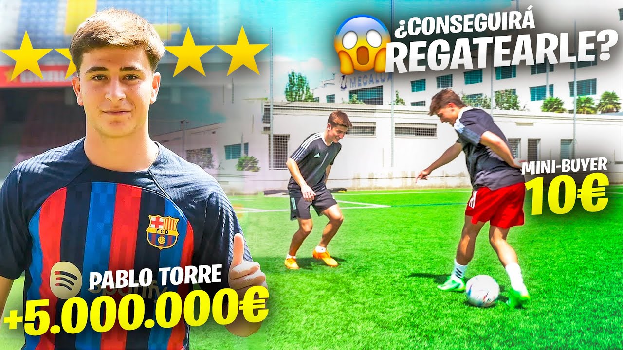 FUTBOLISTA de 10€ vs FUTBOLISTA de 5.000.000€ ¡MiniBuyer vs PABLO TORRE!