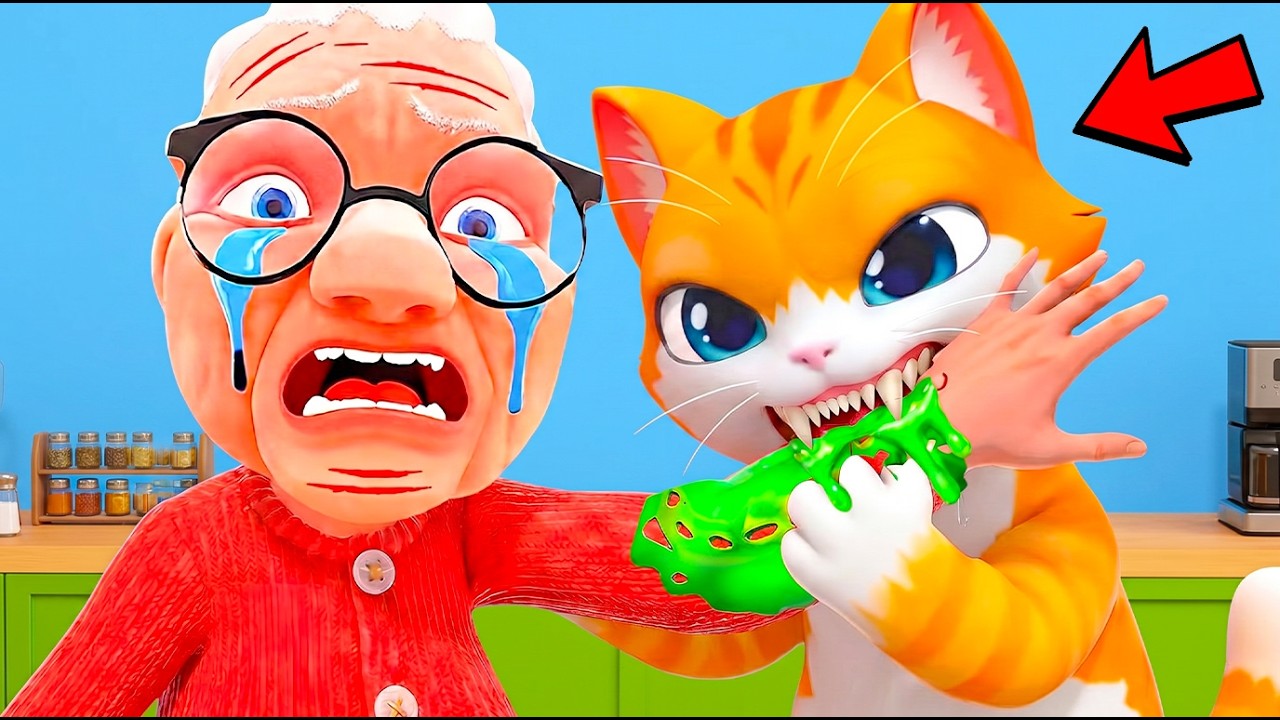 سويت فايروس خطير بالبيت ! والجدة تحولت زومبي!؟ 💀😱 | I Am Cat VR