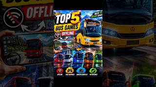 Top 5 Bus simulator games Indian 🚌 #bus #simulator #games #shortvideo#md #song 🚌💯