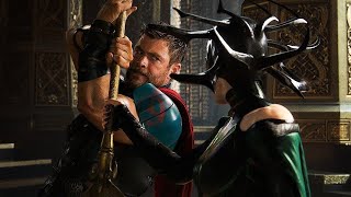 Thor vs Hela-Throne Room Fight Scene-Thor Lost His Eye-Thor Ragnarok (2017) movie Clips HD