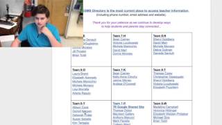 MESMS: Teacher web pages