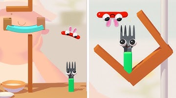 Fork N Sausage - All Levels Gameplay Android, iOS