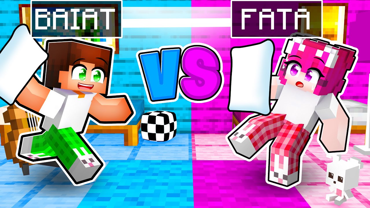 Camera SECRETA de BAIETI *VS* Camera de FETE in Minecraft!