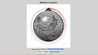 Newton's Cannon Demo screenshot 1