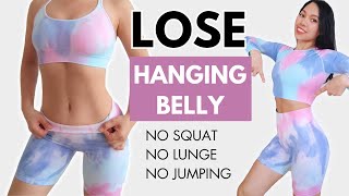 Lose weight + belly fat in 4 week standing only  workout video