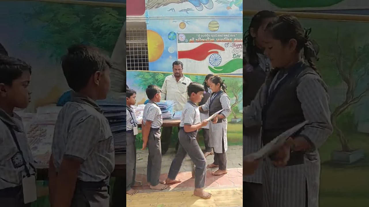 ૨૬ જાન્યુ ૨૬ નિમિતે ખીજડીયા મહિલા દુધ ઉ સમં.લી. તરફ્થી શાળાના વિદ્યાર્થીઓને રૂ.૧૬,૫૦૦ની કીટ વિતરણ