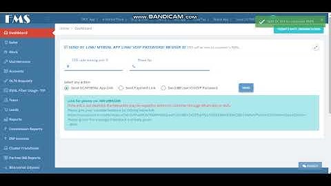 Send UC link to Customers through FMS