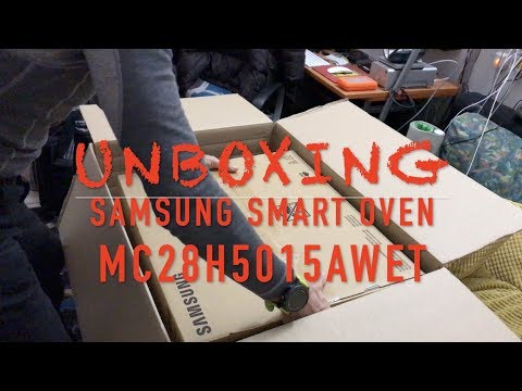 Samsung MC28H5015AW/ET forno Microonde Combinato - UNBOXING e primo utilizzo