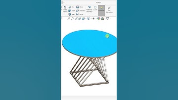 Solidworks Furniture: Twist Table