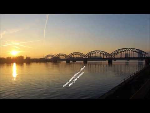 Saule, pērkons, Daugava