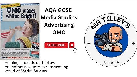 OMO Advert 1955 Explained | Representation & media Language | AQA GCSE Media Studies Revision