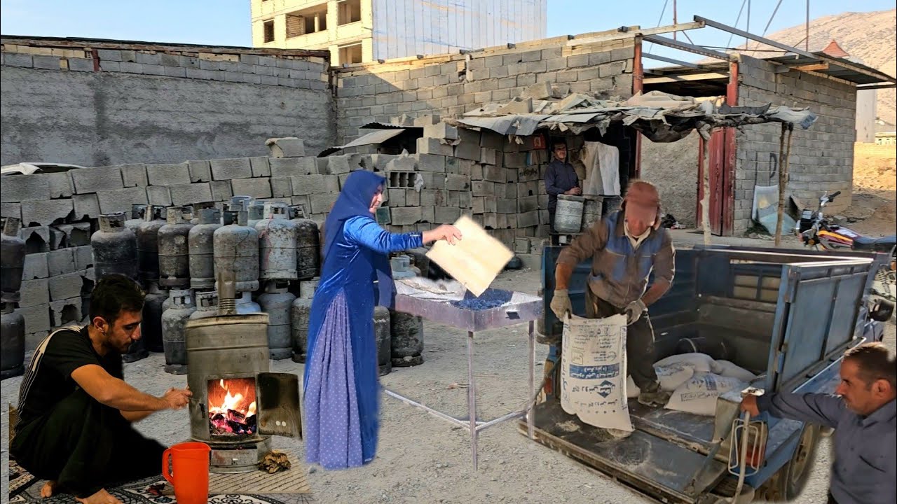 Moments in Abbas's life: from home repairs to personal chores