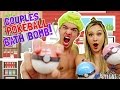 COUPLES POKEBALL BATH BOMB BATH! (WHATS INSIDE?!)