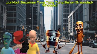 Junkbot becomes Tung Tung Tung Sahur/Grounded/Arrested/Whopped (Junkbot Gets Grounded Episode 29)