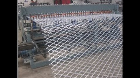 Automatic and Semi Automatic Razor Welded Mesh Welding Machine.