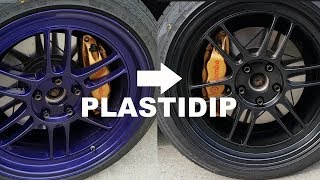 DIY: How to Plasti Dip your Wheels!? | 2007 Subaru STi