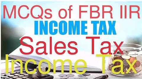 Inspector Inland Revenue Preparation Video series. FBR FPSC Test Pattern and Mcqs. ITO 2001 STA 1990