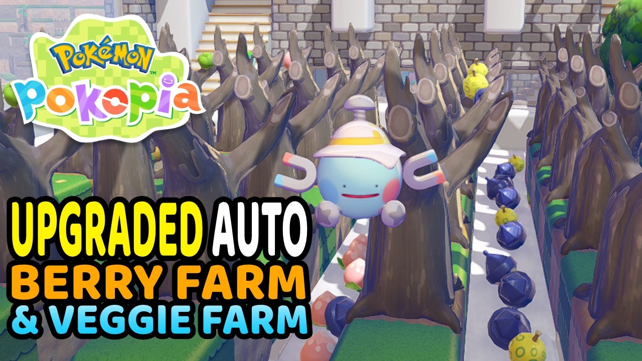 Kebia Upgraded Automatic Berry Farm and Auto Veggie Farm Build Pokemon ...