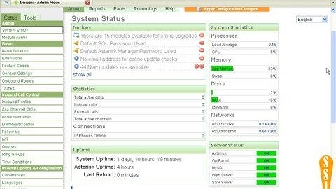 Trixbox da zero - Le novità della vers. 2.6.1