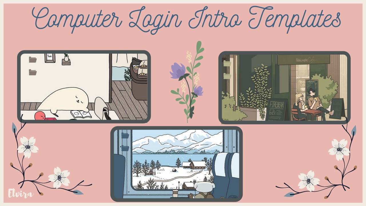 Computer Login Intro Templates│Free, No Credit Required│Merry Christmas│ Join our DISCORD│Elvira