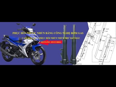 Video Cách Phục hồi phuộc nhún bằng công nghệ bơm gas, 100%... - youtube