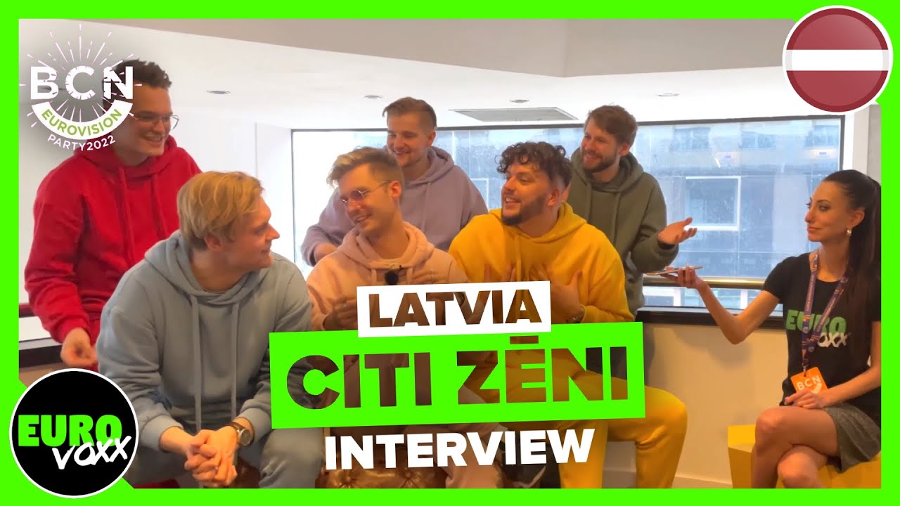 LATVIA EUROVISION 2022 Citi Zēni Eat Your Salad (INTERVIEW