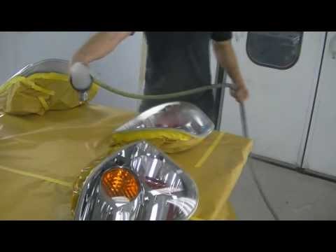 Using Clear Coat On Headlights