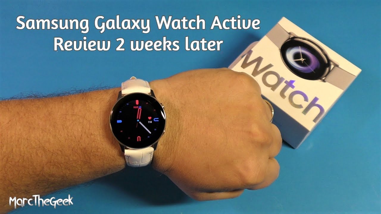 samsung galaxy watch active review youtube