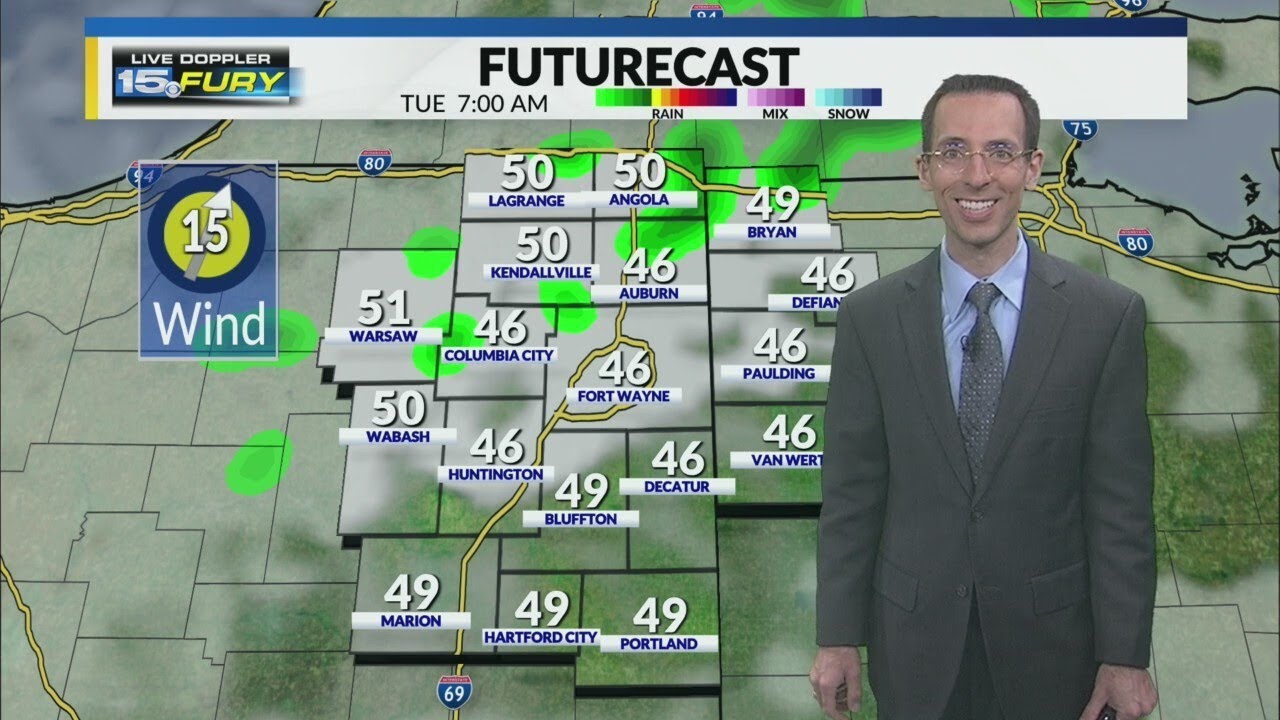 Rain returns on Tuesday - YouTube
