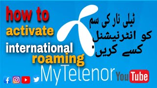 activate international roaming on telenor screenshot 5