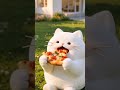 Bongo Cat Mukbang Cheese Pizza 🍕 #shorts