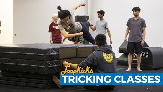 Loopkicks Tricking Classes in the Bay Area